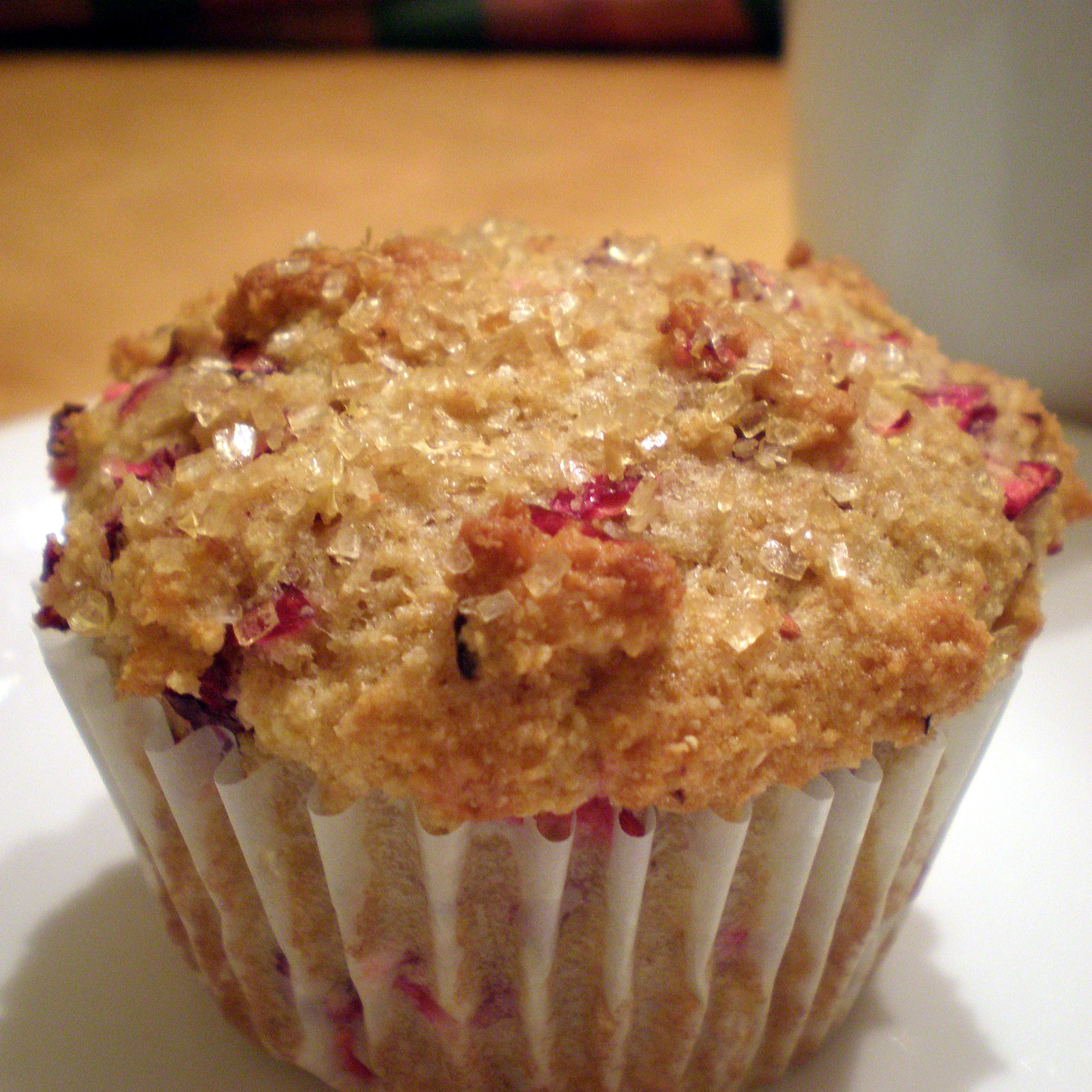 Lemon-Cranberry Muffins | thesalubriousfoodie